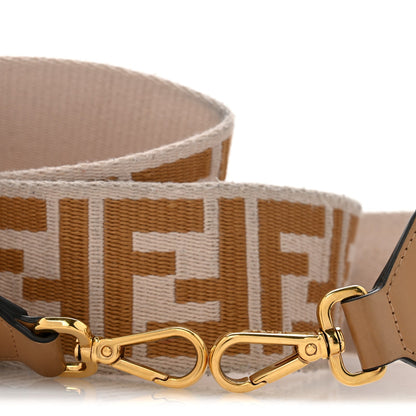 Ribbon Vitello King FF 1974 Adjustable Strap You Poudre Cuoio Miele Scuro