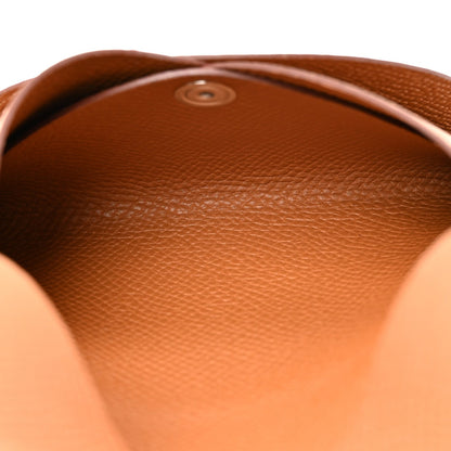 Epsom Calvi Duo Card Case Gold