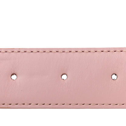 Damier Azur 30mm LV Initiales Reversible Belt 85 34 Pink