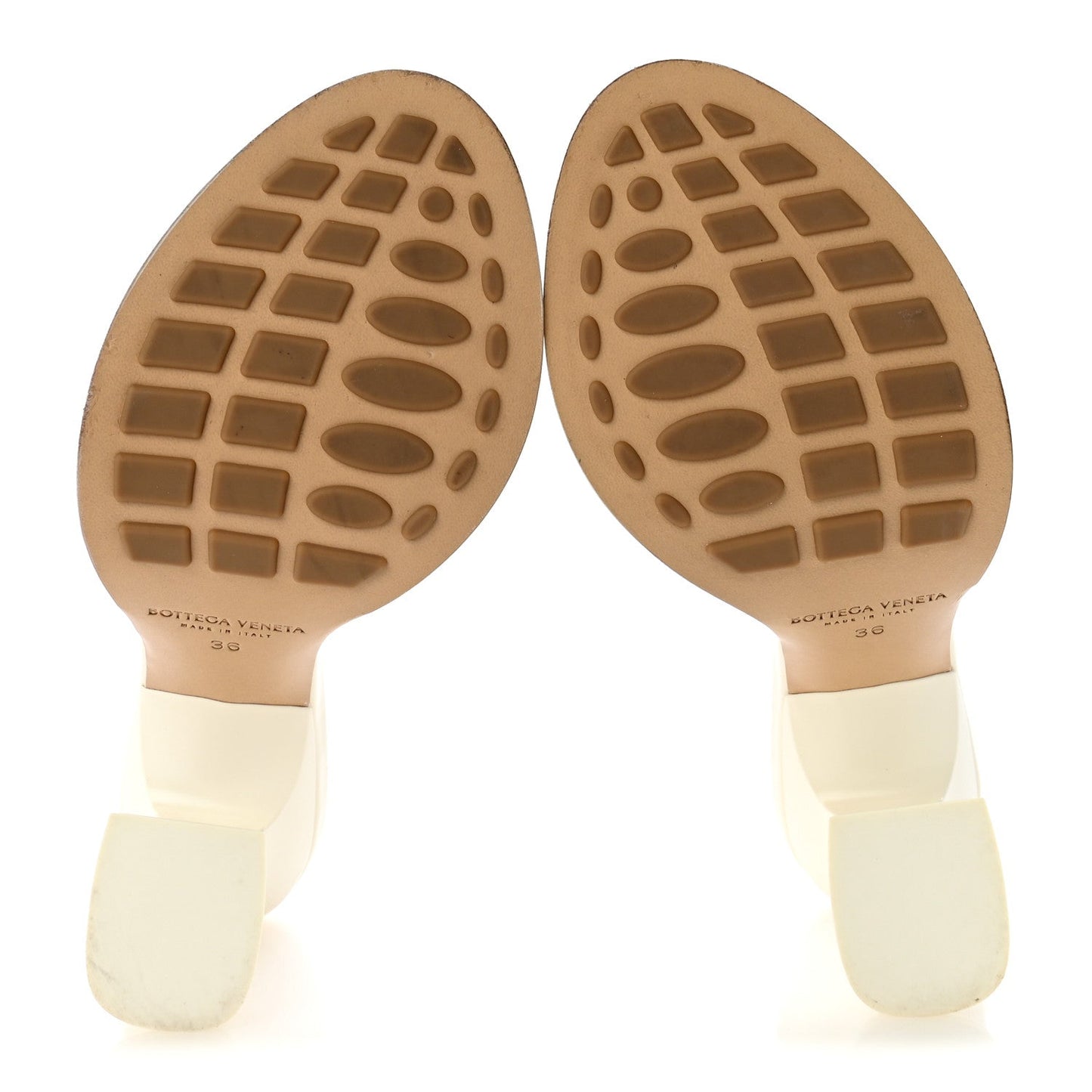 Patent Cha Cha Mule Pumps 36 White