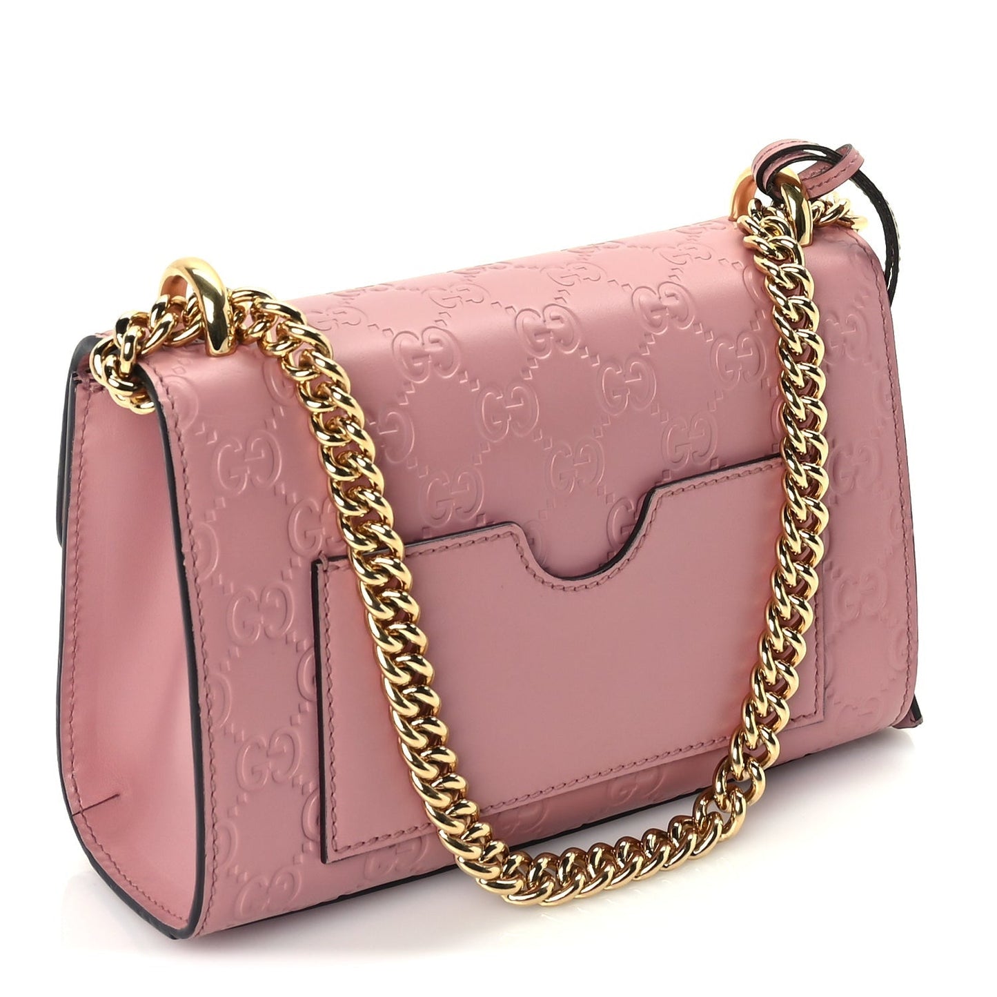 ssima Small Padlock Shoulder Bag  Rose Baby Candy