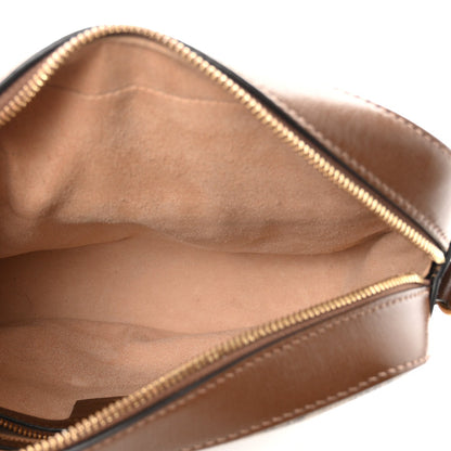 GG Supreme Monogram Small Horsebit 1955 Shoulder Bag Beige Brown Sugar