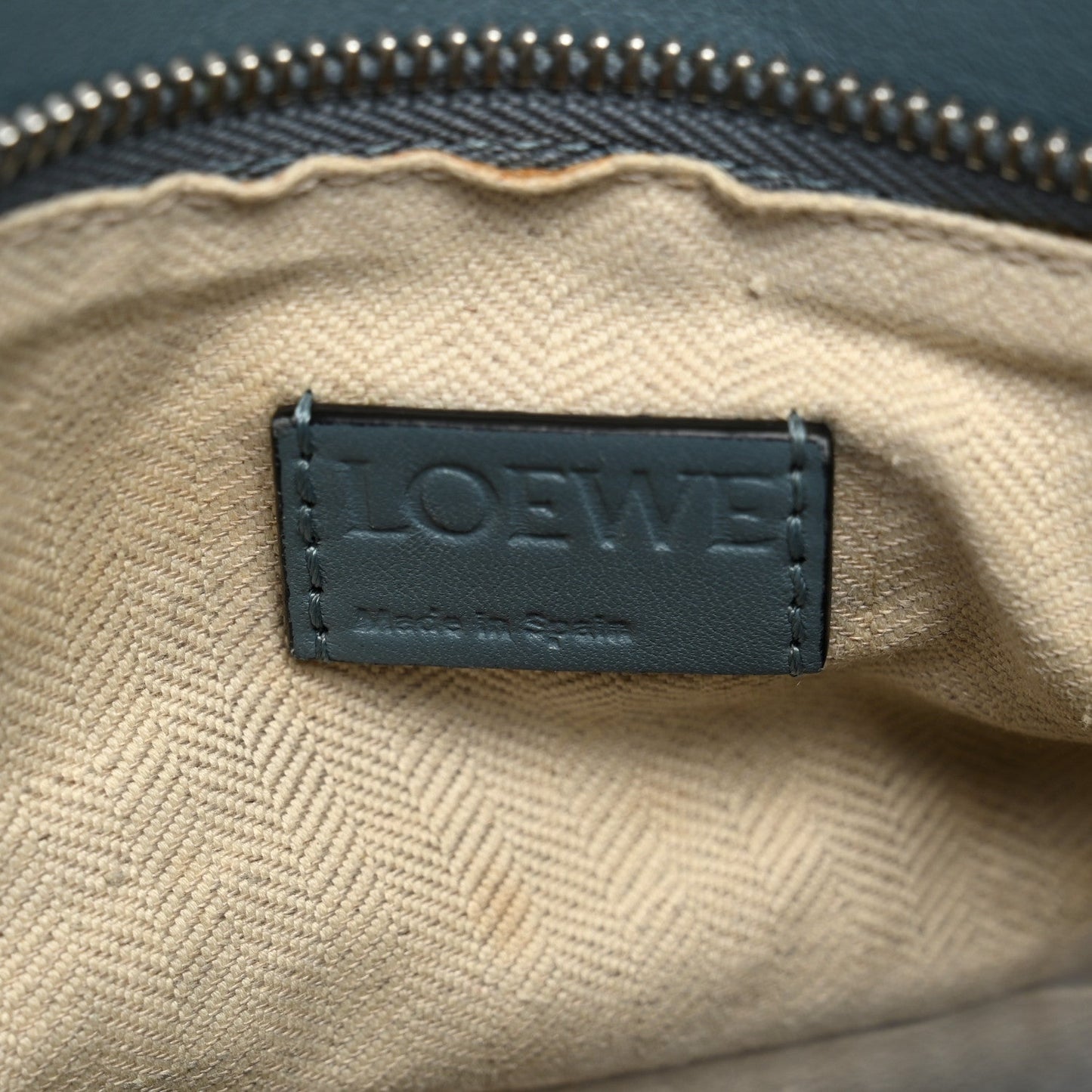 Calfskin Medium Puzzle Bag Stone Blue