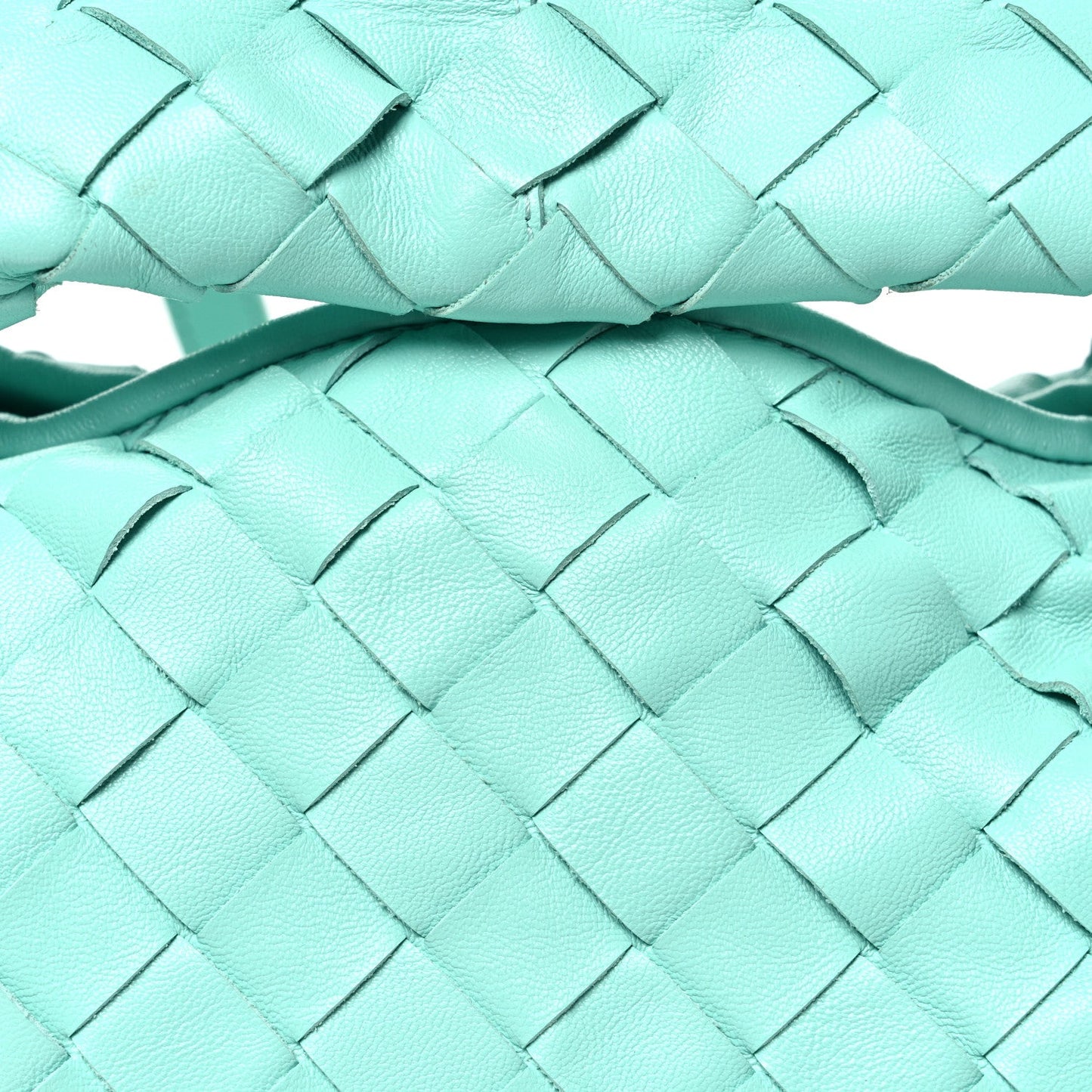 Calfskin Intrecciato Mini Hop Green Oasis