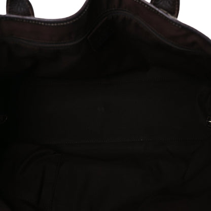 Monogram Medium Princy Tote  Dark Brown