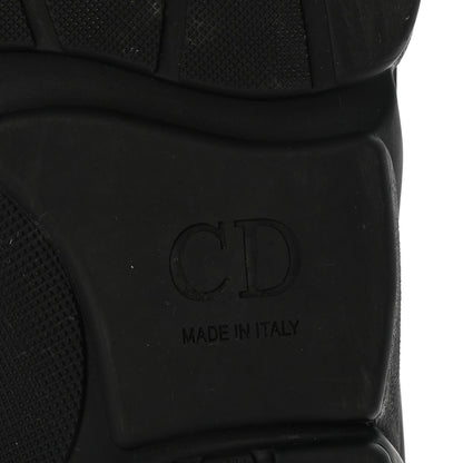Technical Mesh Calfskin Mens B22 Sneakers 40 Black