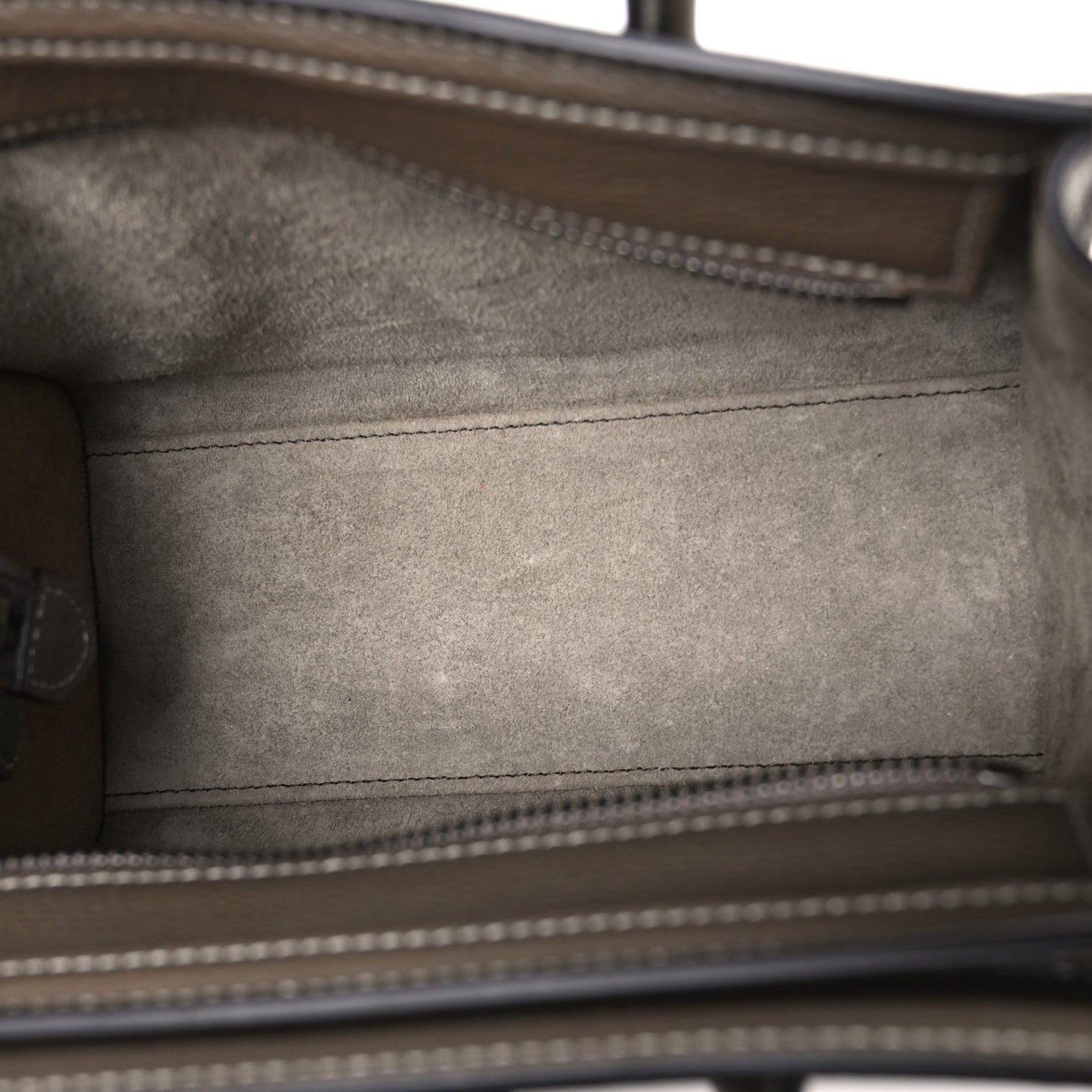 Drummed Calfskin Nano Luggage Souris
