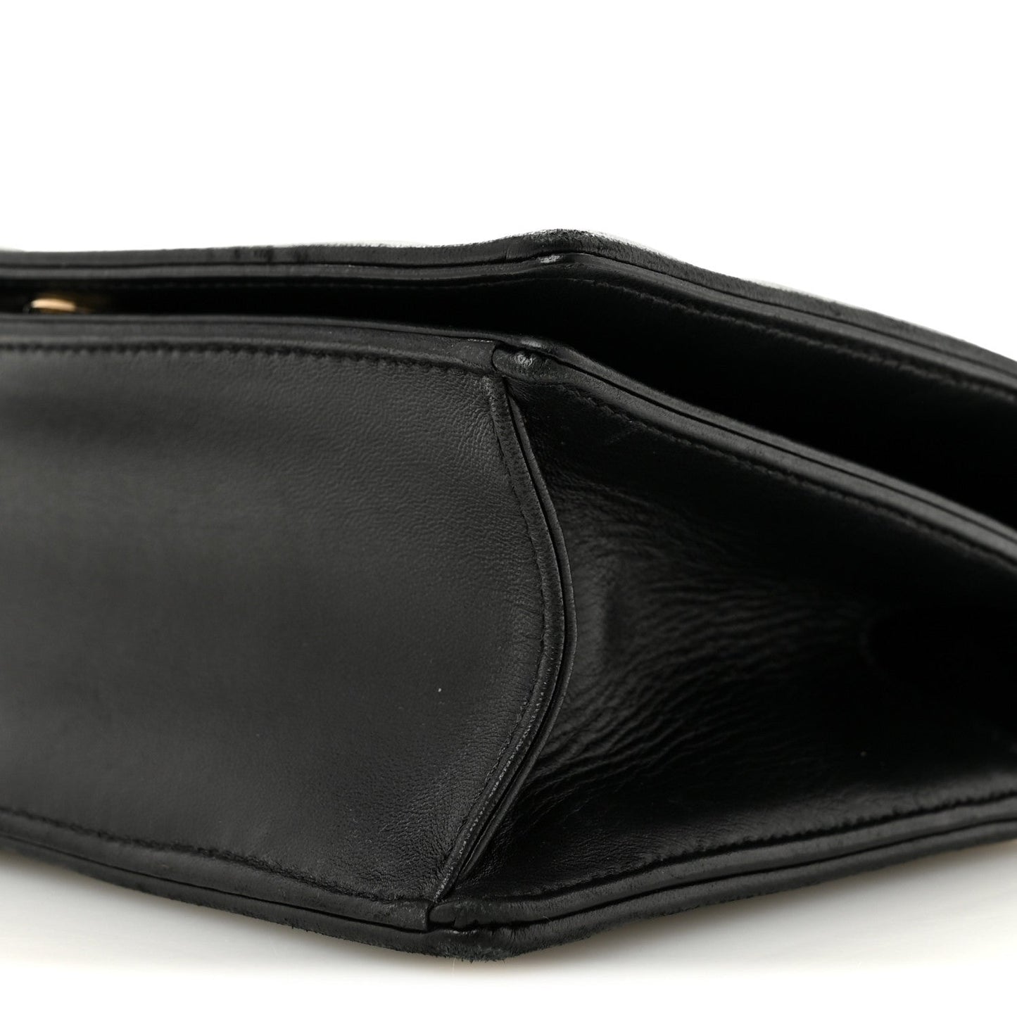Calfskin Small Diorama Flap Bag Black