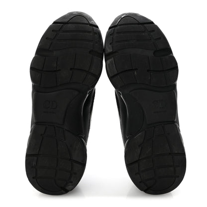 Technical Mesh Calfskin Mens B22 Sneakers 40 Black