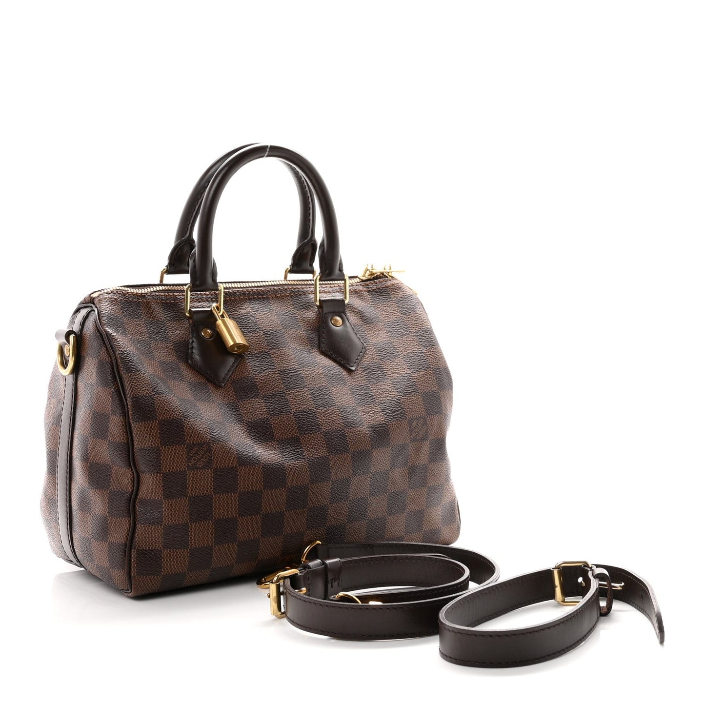 Damier Ebene Speedy Bandouliere 25