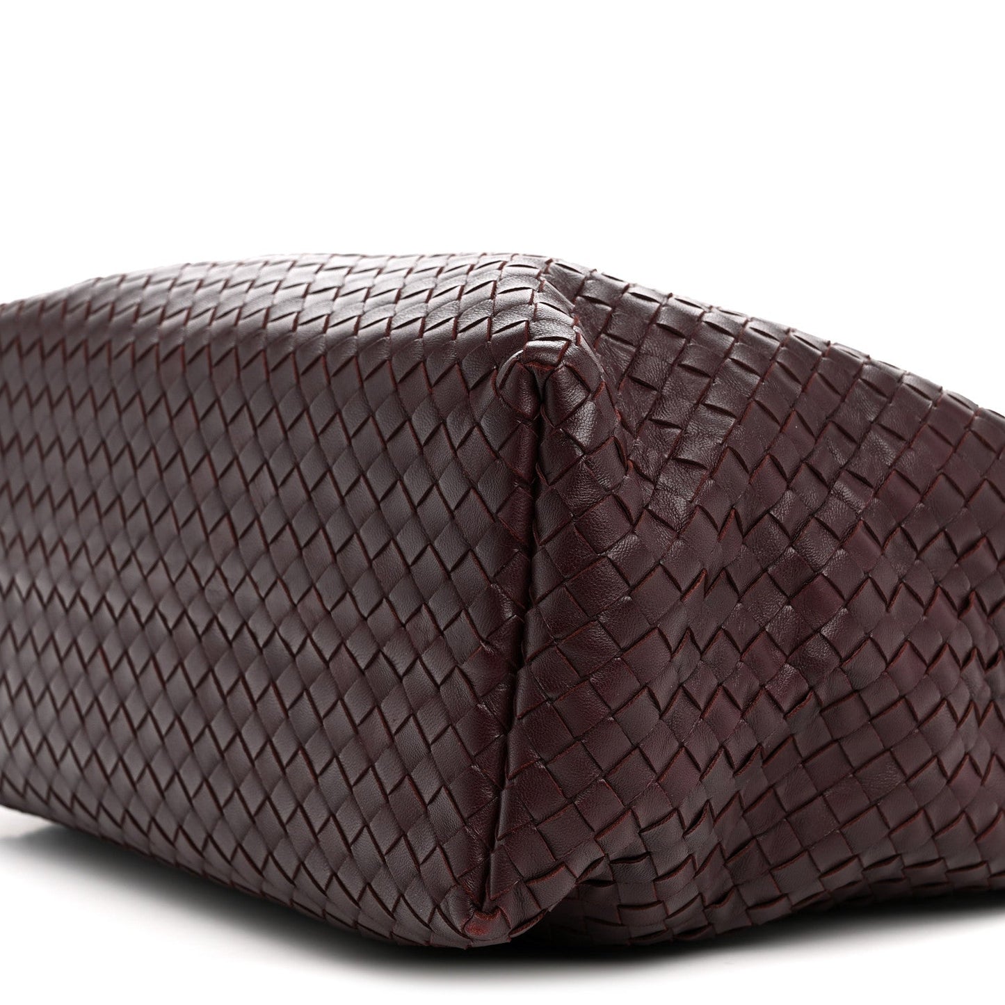 Nappa Intrecciato Bella Tote Aubergine