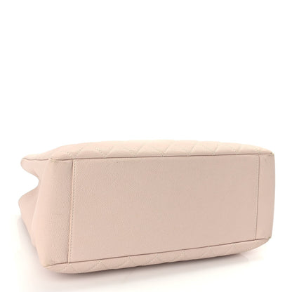 Caviar Quilted Grand Shopping Tote GST Light Pink