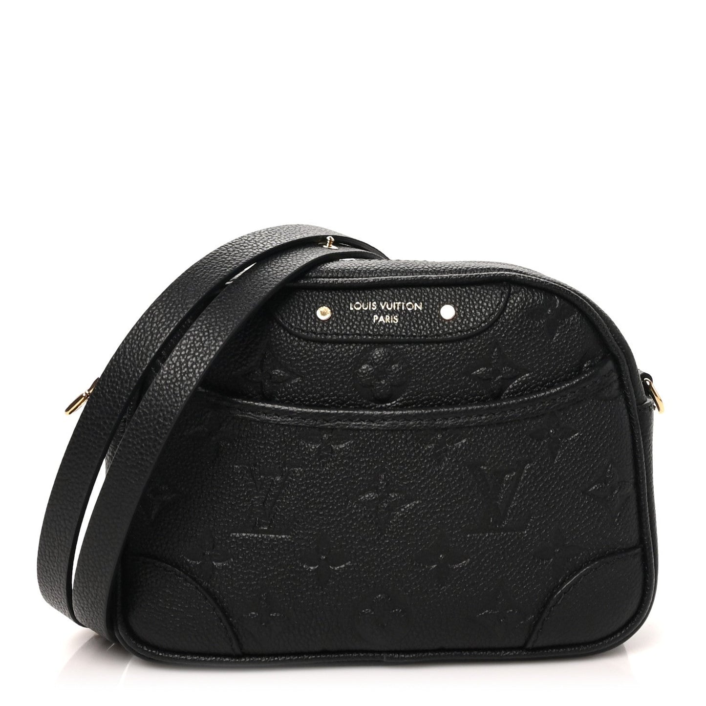 Empreinte Monogram Tiny Camera Bag Black