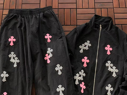 TOP￥~256 PANTS￥~185 CH🔥OM🔥 HE🔥RTS JACKET TROUSERS