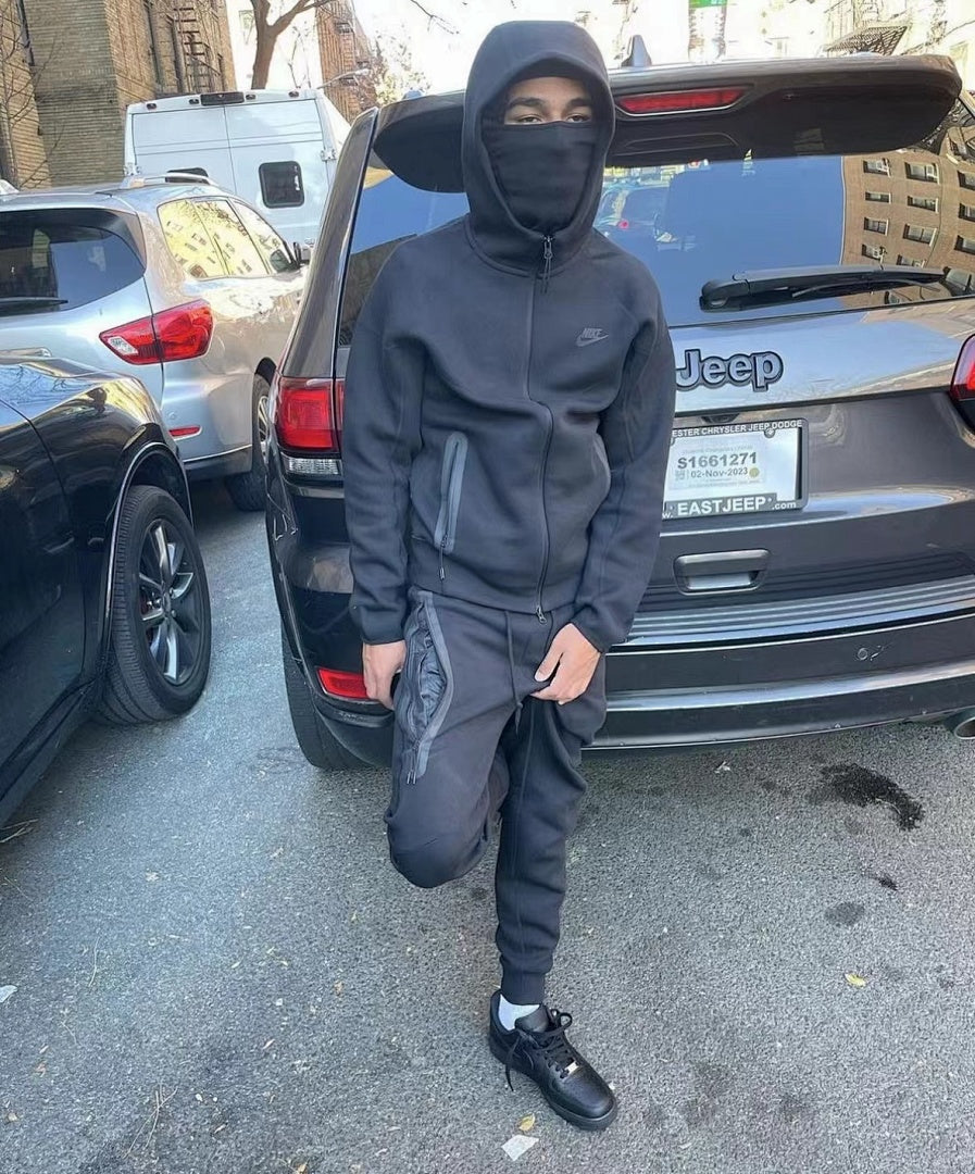 TF 2023 FB7921-010 zip-up coat FB8002-010 pants