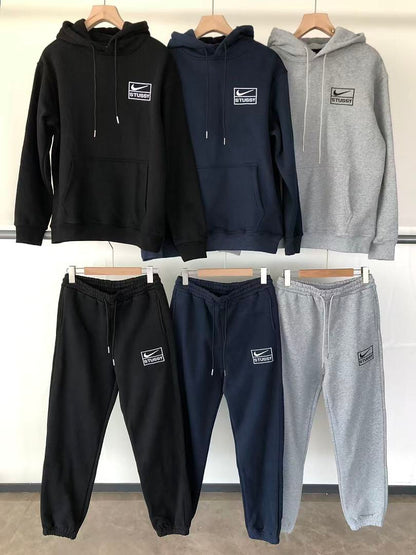 TOP PANTS N🔥K🔥& ST🔥S🔥Y HOODIE TROUSERS FLEECE