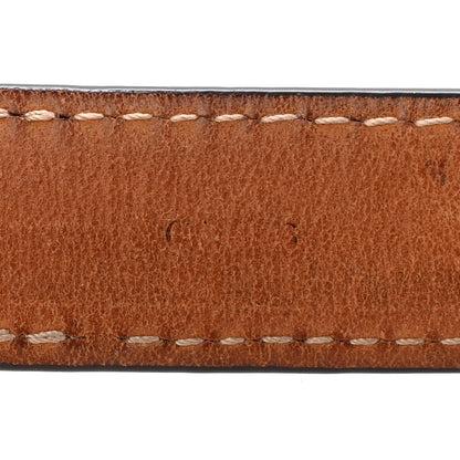 Damier Ebene 20mm Belt 80 32