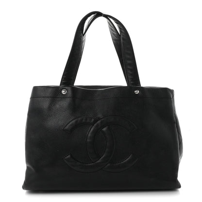 Caviar Executive Cerf Shopper Tote Black