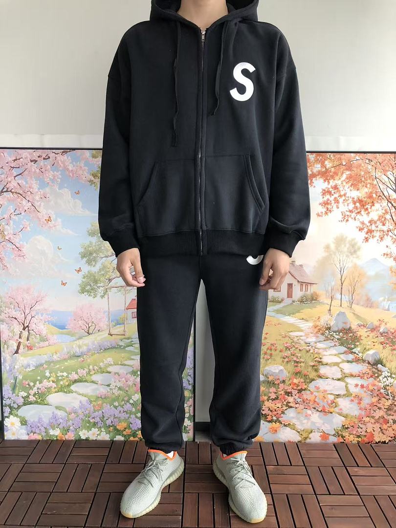 TOP￥~129 PANTS￥~125 S🔥P🔥E🔥E HOODIE TROUSERS FLEECE