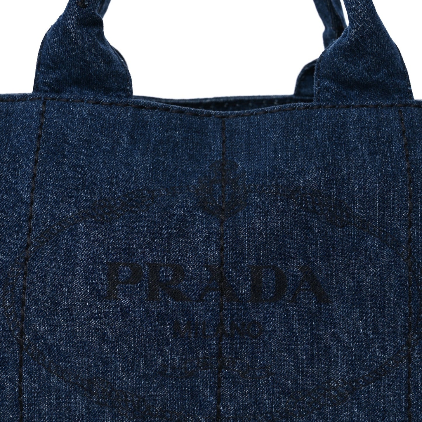 Denim Canapa Logo Tote  Avio