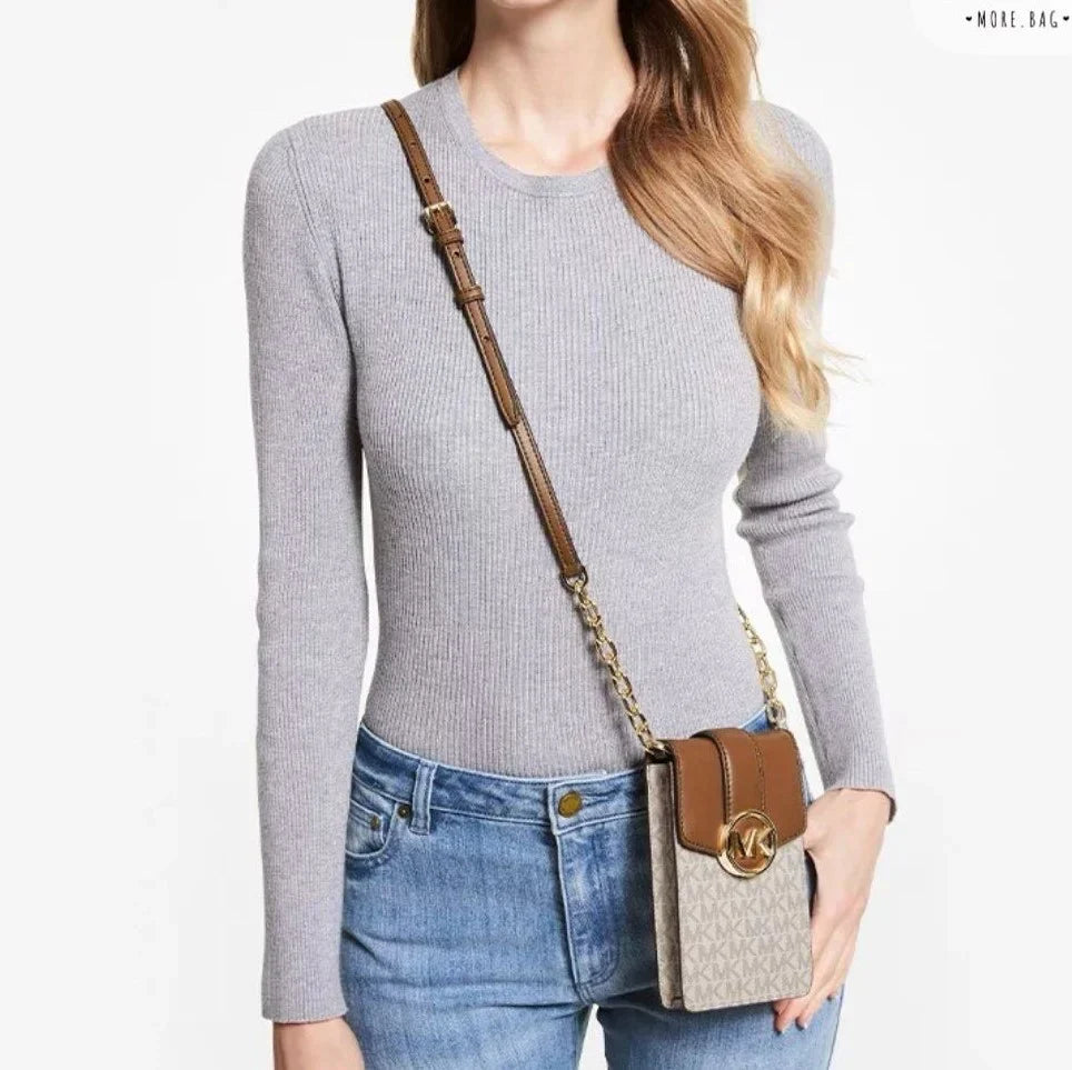 Mk Summer Mobile Phone Bag, Chain Small Bag Ds Jingle Armpit Bag