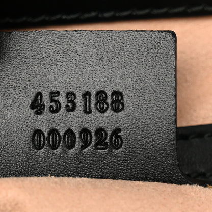 Guccissima Signature Small Padlock Top Handle Bag  Black