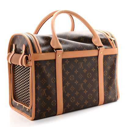 Monogram Dog Carrier 40