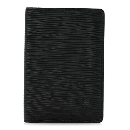 Epi Monogram Eclipse Pocket Organizer Black