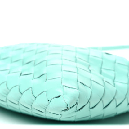 Calfskin Intrecciato Mini Hop Green Oasis