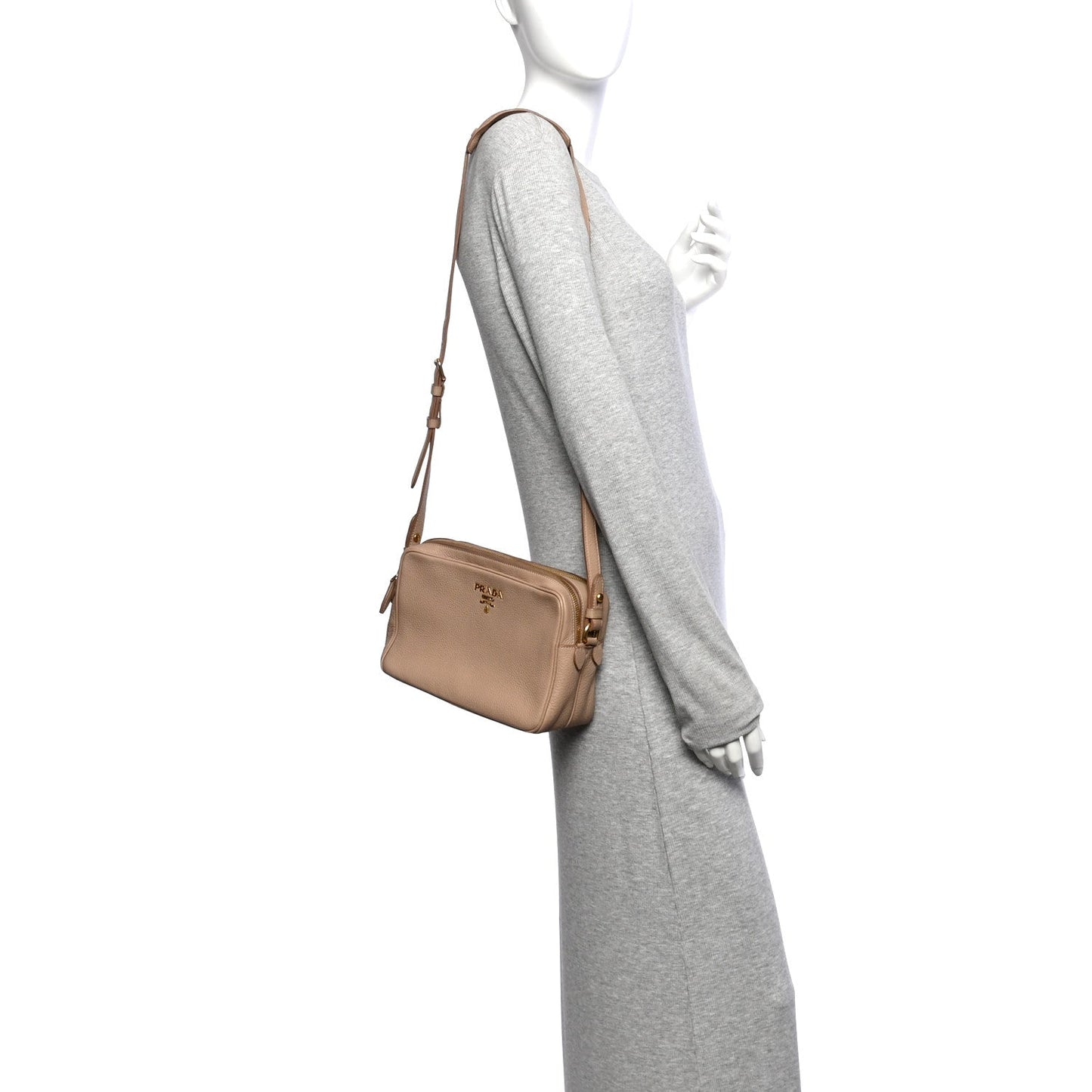 Vitello Phenix Camera Bag Cammeo
