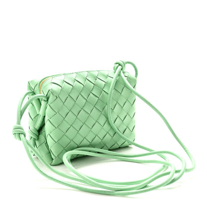Nappa Intrecciato Mini Loop Camera Bag Siren