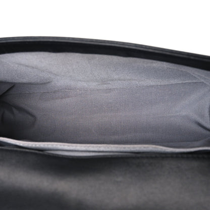 Lambskin Quilted Medium Boy Flap Black