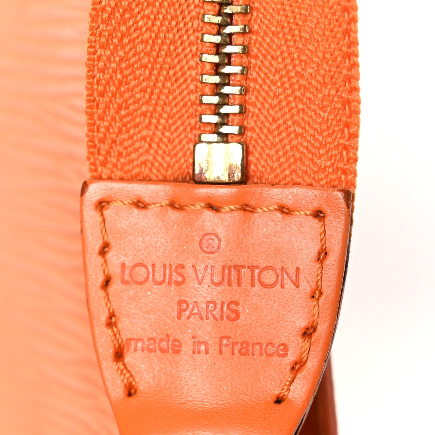 Epi Pochette Accessories 24 Mandarin