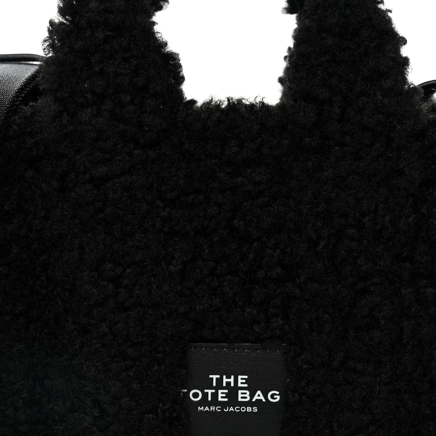 Polyester Cotton Mini The Teddy Traveler Tote Bag Black