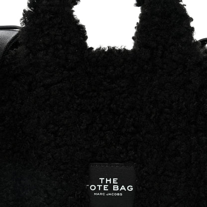 Polyester Cotton Mini The Teddy Traveler Tote Bag Black
