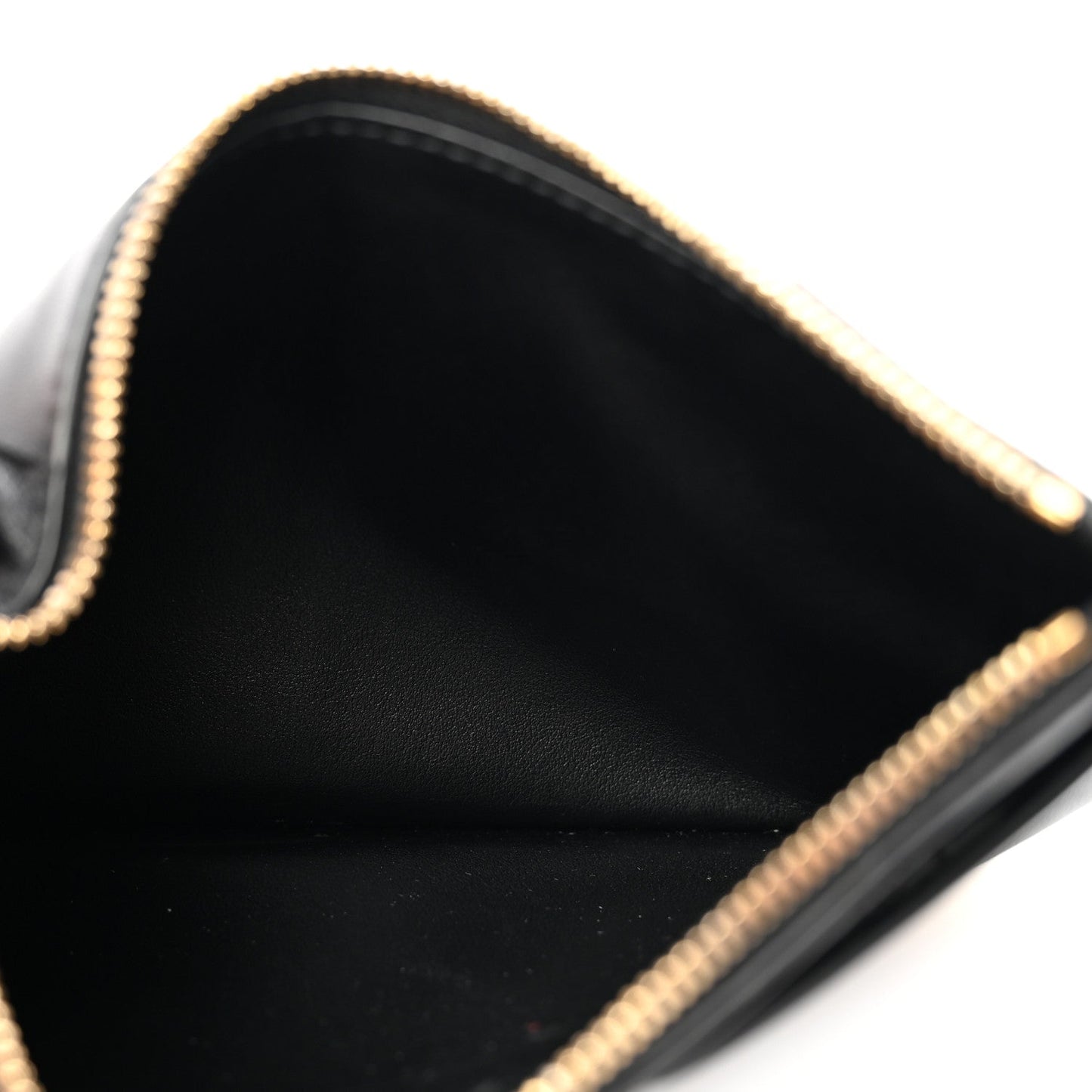 Lambskin Maxi Intrecciato Bill Pouch Black