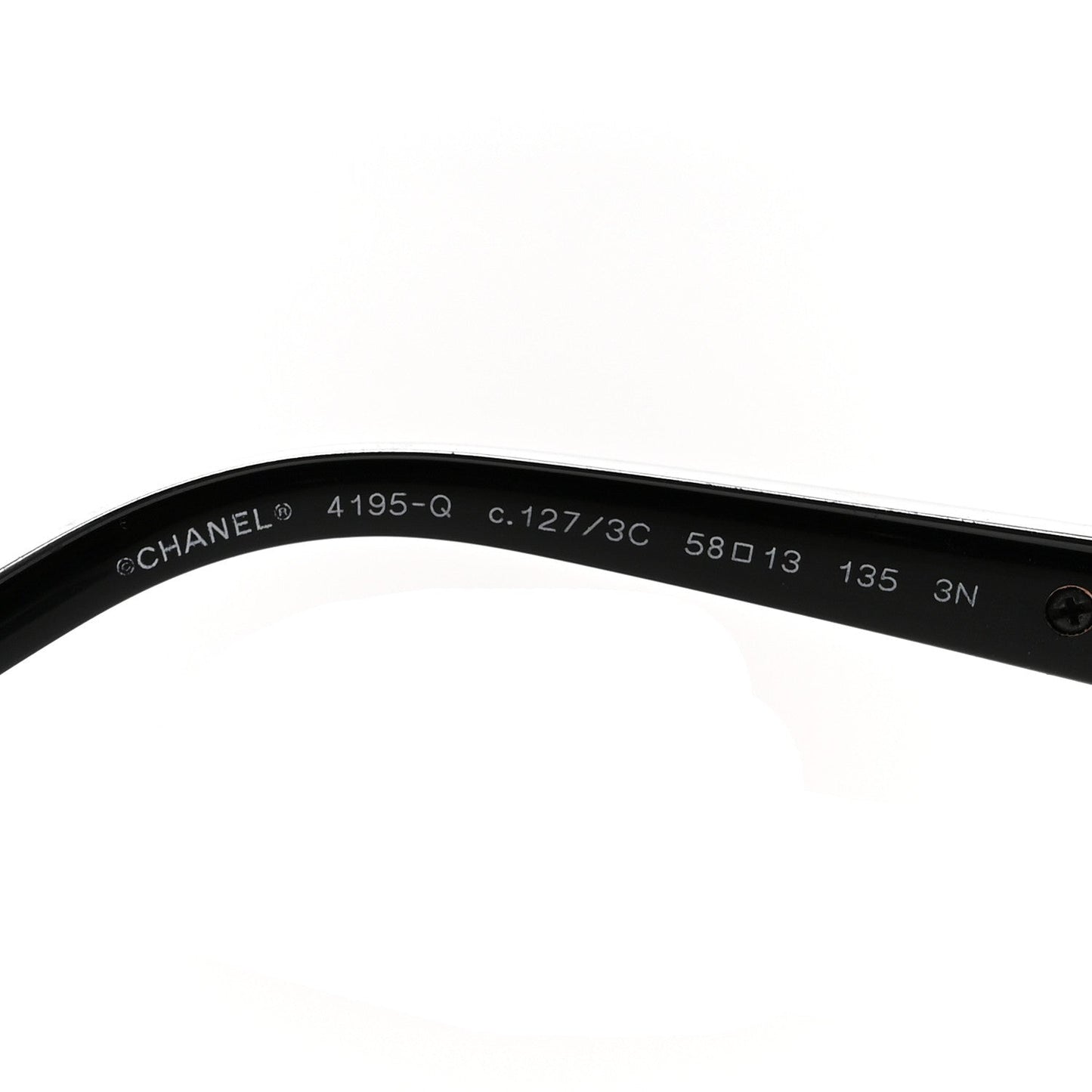 Lambskin Quilted CC 4195-Q Sunglasses Silver