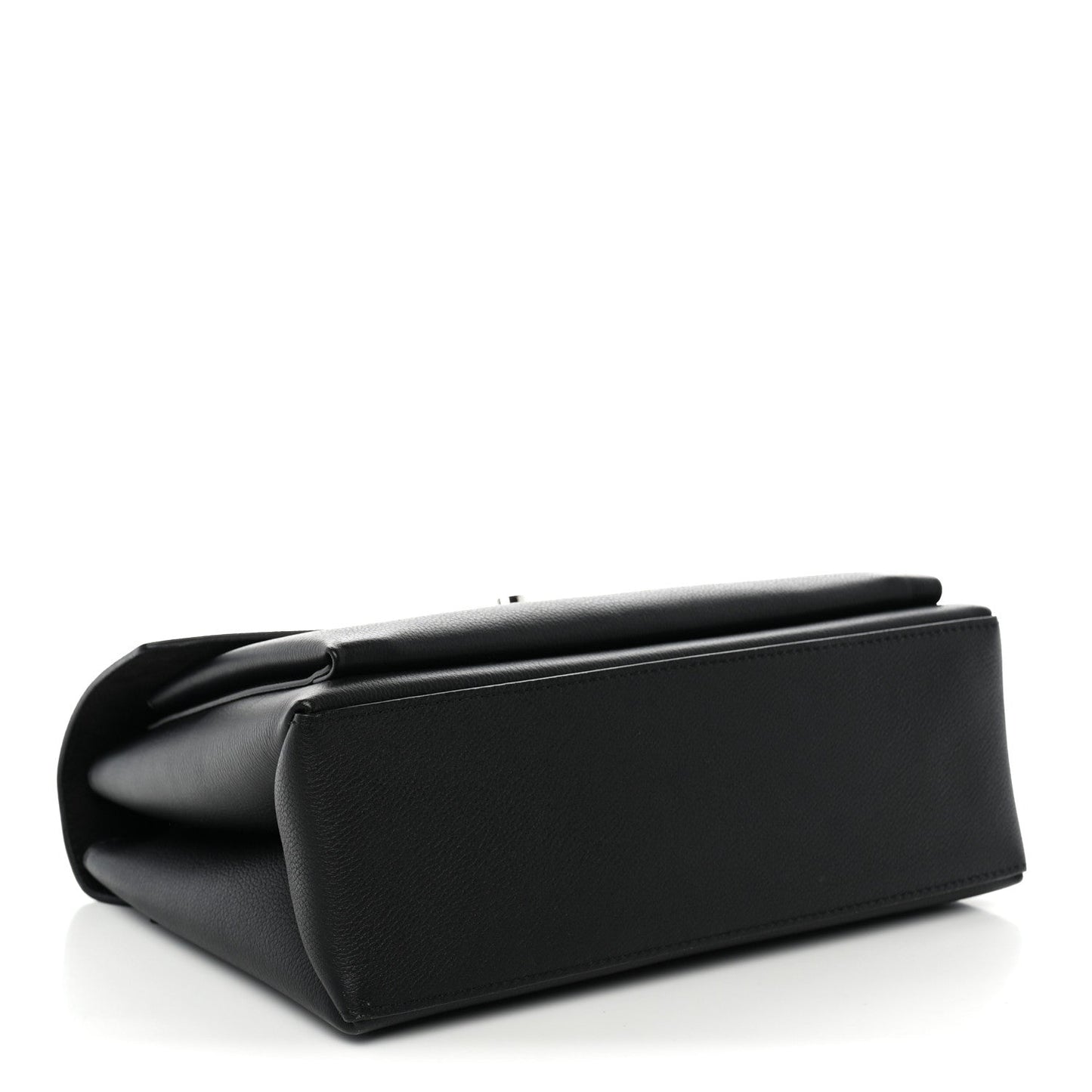 Soft Calfskin My Lockme Top Handle  Black