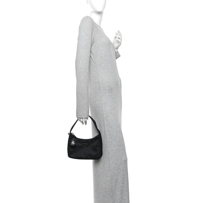 Tessuto Nylon Mini Re-Edition 2000 Bag Black