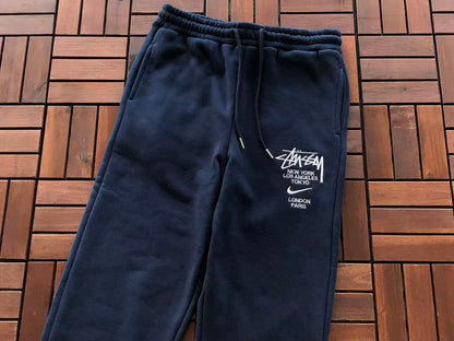 TOP￥~129 PANTS￥~115 N🔥K🔥& ST🔥S🔥Y HOODIE TROUSERS FLEECE