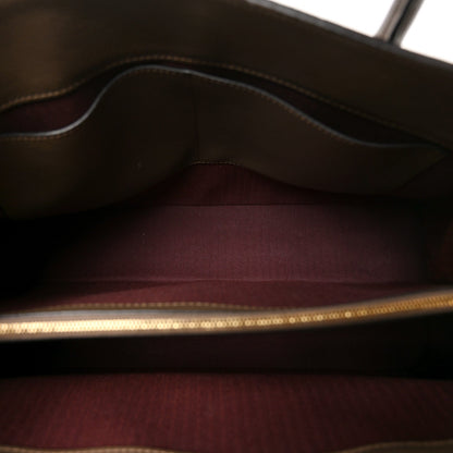 Small Classic Grain Calfskin Seaton Clay