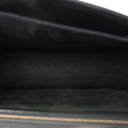 Calfskin Small Diorama Flap Bag Black