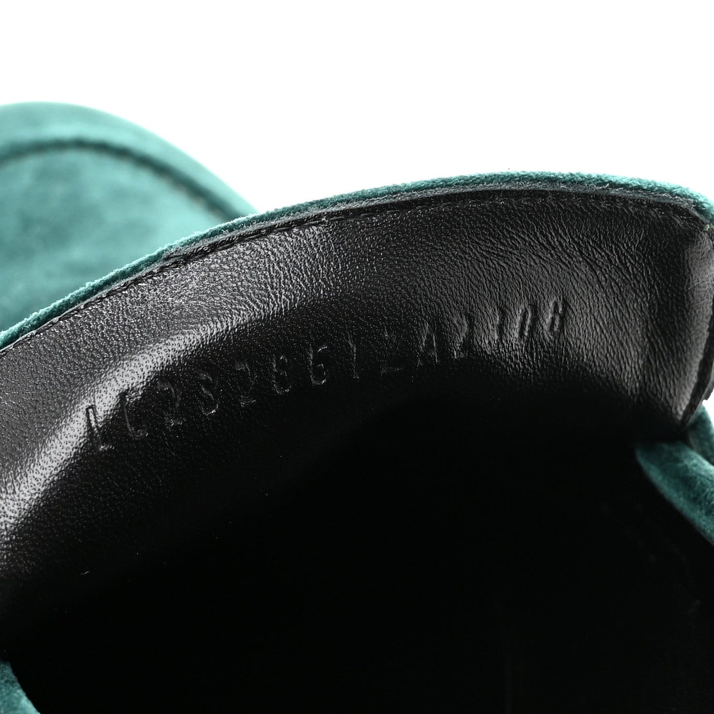 Velvet Mens Paris Loafers 43.5 Vert Fonce