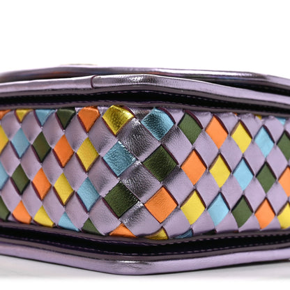 Metallic Nappa Loubi54 Crossbody Bag Multicolor