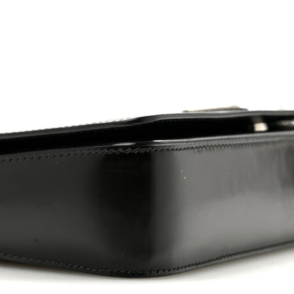 Spazzolato Femme Flap Shoulder Bag Black