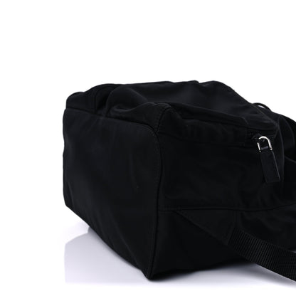 Tessuto Nylon Saffiano Vela Backpack  Black