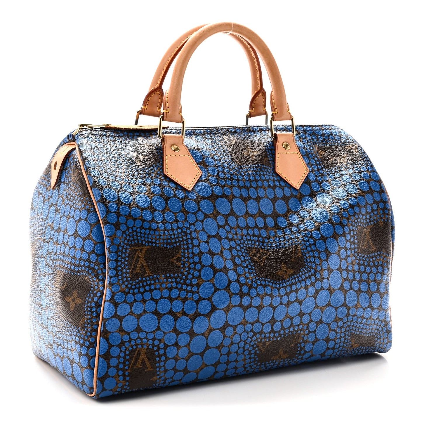 Monogram Kusama Town Speedy 30 Blue