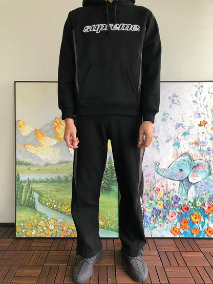 TOP￥~256 PANTS￥~219 S🔥P🔥E🔥E HOODIE TROUSERS FLEECE