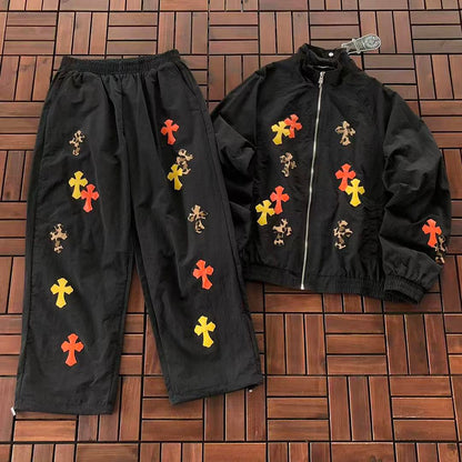 TOP￥~259 PANTS￥~185CH🔥OM🔥 HE🔥RTS JACKET TROUSERS