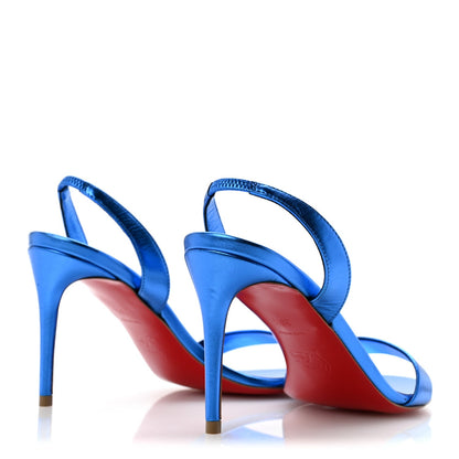 Kid Laminato O Marylin 85 Slingback Sandal Heels 36.5 Alize